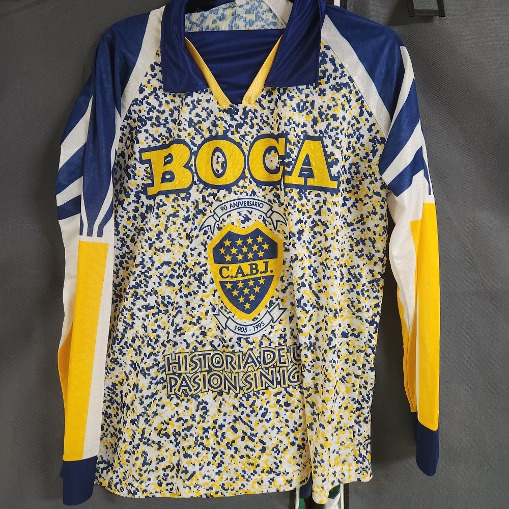 COPY - Boca Juniors - La 12 Vintage fans 90 years commemorative shirt